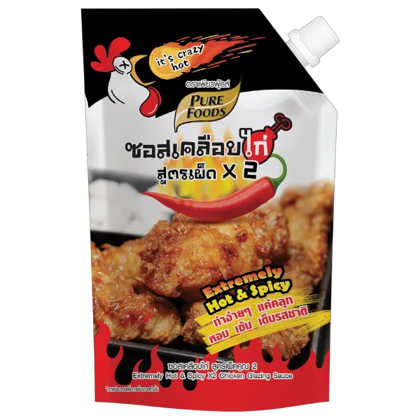 เพียวฟู้ดส์ ซอสเคลือบไก่สูตรเผ็ดx2 1,000 ก.