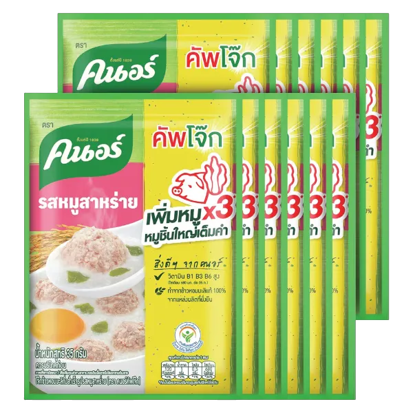 คนอร์ โจ๊กซอง รสหมู 32 ก. x 12
