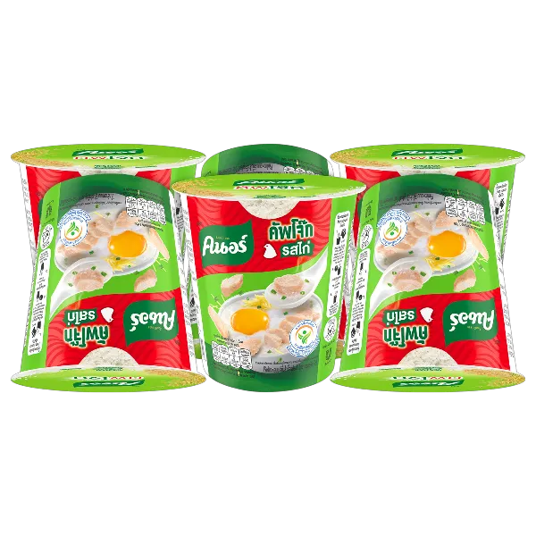 คนอร์ โจ๊กถ้วย รสไก่ 32 ก. x 6