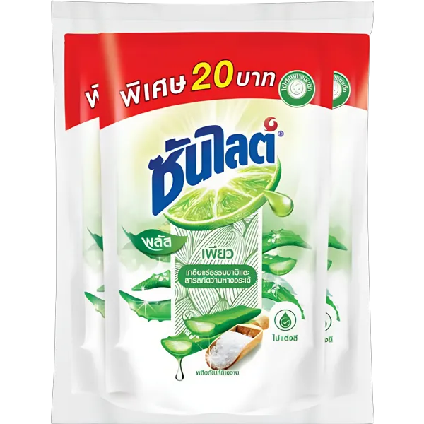 ซันไลต์ ผลิตภัณฑ์ล้างจาน พลัสเพียว 280 มล. x 3