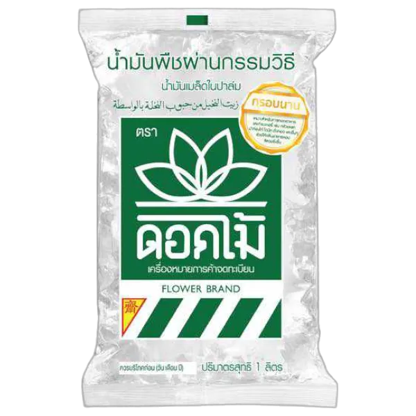 ดอกไม้ น้ำมันเมล็ดในปาล์มถุงเติม 1 ล. x 3 