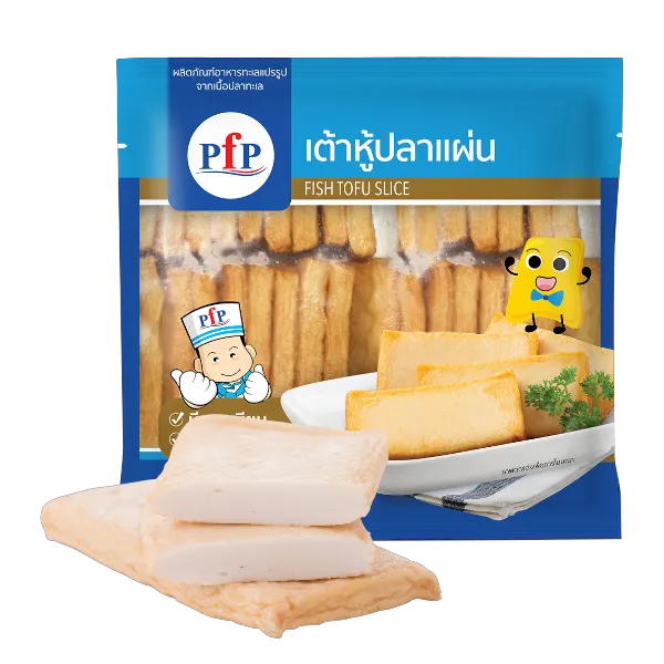 พีเอฟพี เต้าหู้ปลาแผ่นแช่แข็ง 500 ก.