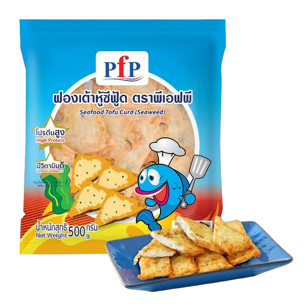 พีเอฟพี ฟองเต้าหู้ซีฟู้ดแช่แข็ง 500 ก.
