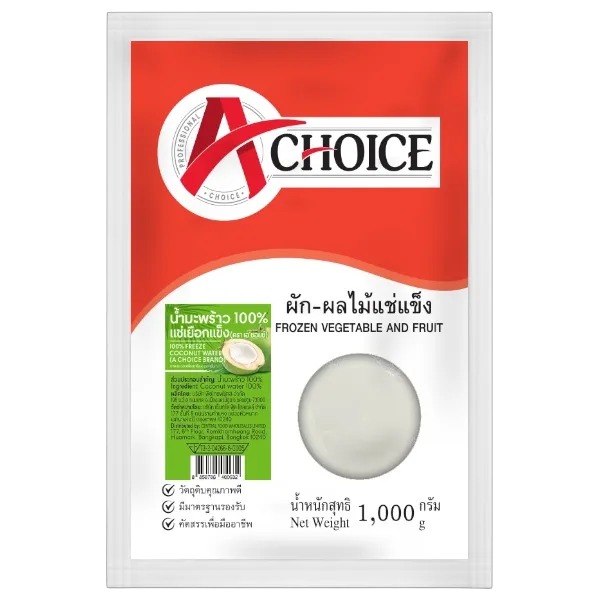เอ ชอยซ์ น้ำมะพร้าวแช่แข็ง 1 กก.
