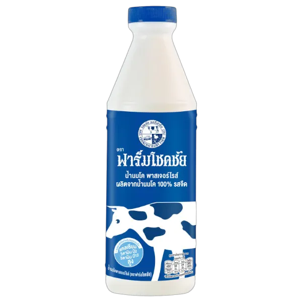 โชคชัย นมสด รสจืดพาสเจอร์ไรส์ 800 มล.