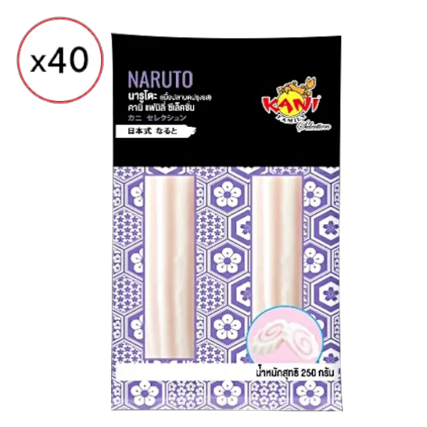 คานิแฟมิลี่ นารูโตะซีเลคชั่นแช่แข็ง 250 ก. x 40