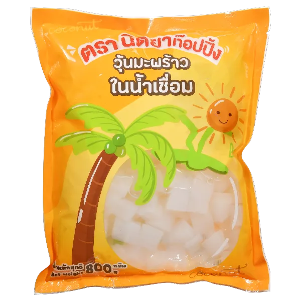 นิตยาท็อปปิ้ง วุ้นมะพร้าวในน้ำเชื่อม 800 ก.