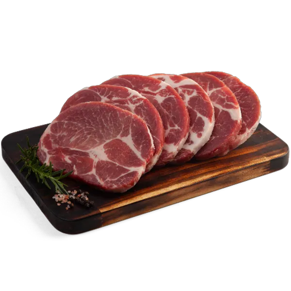 สันคอหมูตัดชิ้น 1 กก.