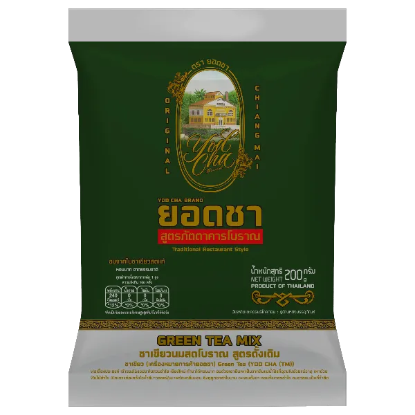 ยอดชา ชาเขียวนม สูตรภัตตาคารโบราณ 200 ก.