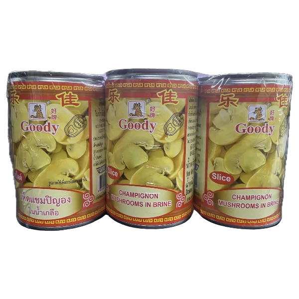 กู๊ดดี้ เห็ดแชมปิญองสไลด์ 400 ก. x 3