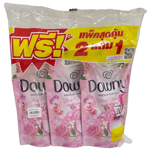 ดาวน์นี่ น้ำยาปรับผ้านุ่มเข้มข้น ดอกไม้บานสะพรั่ง 450 มล. แพ็ค 2 ฟรี 1