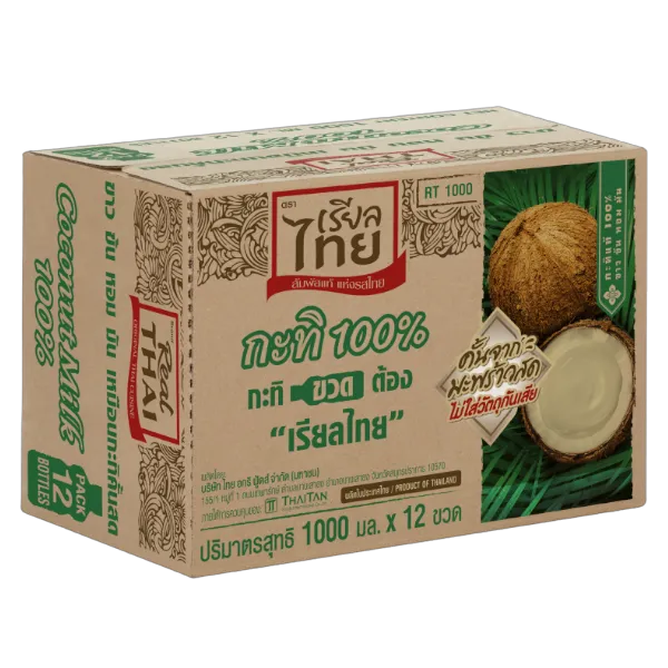 เรียลไทย กะทิ 1,000 มล. x 12