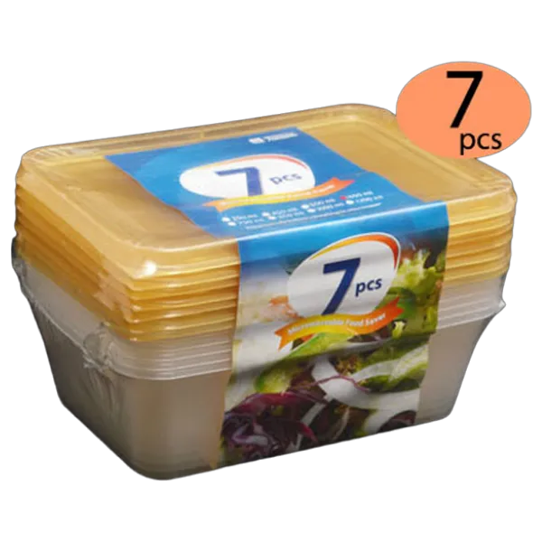 เรืองวา อาหารสี่เหลี่ยมกลาง TA. 650 มล. x 7