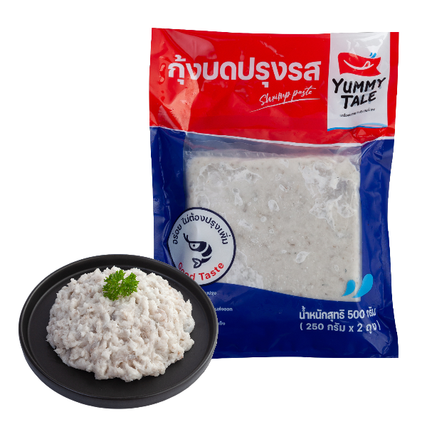 ยัมมี่เทล กุ้งบดปรุงรสแช่แข็ง (250 ก. x 2) แพ็ค 500 ก.