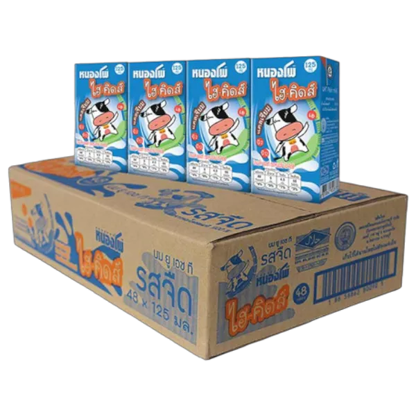 หนองโพ นมโคไฮ-คิดส์ รสจืด 125 มล. x 48