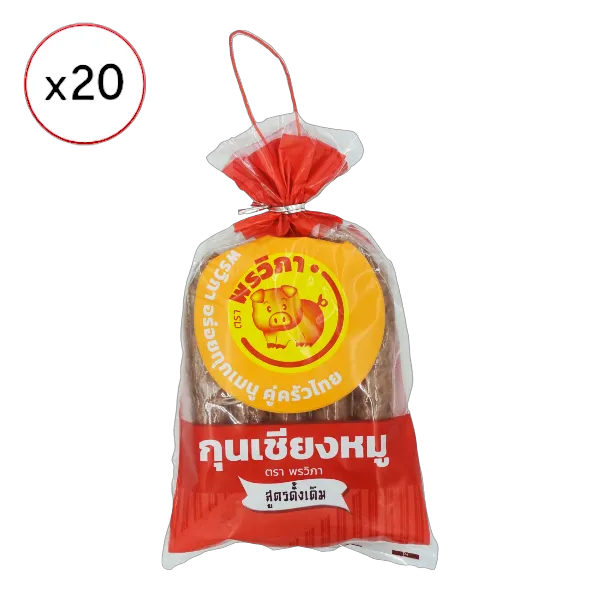 พรวิภา กุนเชียงหมู 6 นิ้ว VACUUM 500 ก. x 20