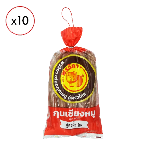 พรวิภา กุนเชียงหมู 8 นิ้ว VACUUM 1 กก. x 10
