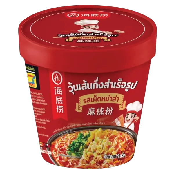 ไห่ตี้เหลา วุ้นเส้นกึ่งสำเร็จรูป รสเผ็ดหม่าล่า 99 ก.