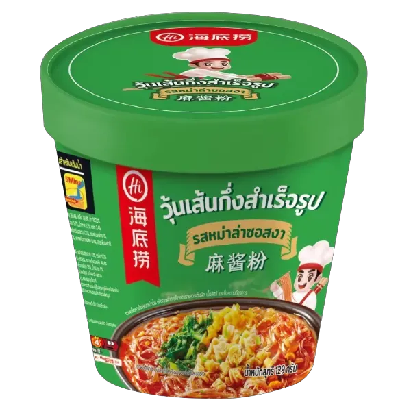 ไห่ตี้เหลา วุ้นเส้นกึ่งสำเร็จรูป รสหม่าล่าซอสงา 129 ก.