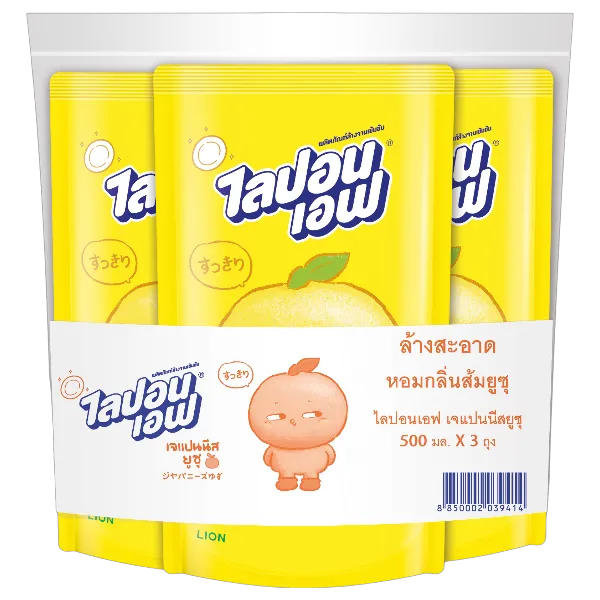 ไลปอนเอฟ เจแปนนีสยูซุ 450 มล. x 3