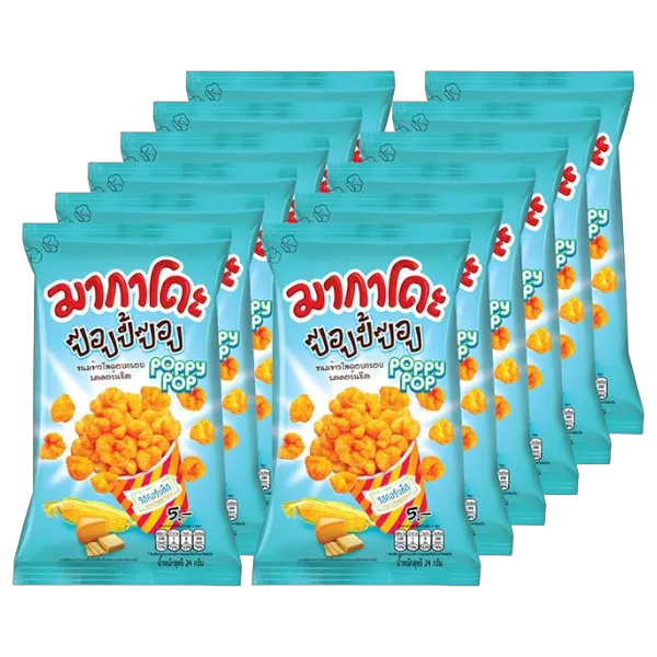 มากาโดะ ป๊อบปี้ป๊อบ คอร์นชีส 20 ก. x 12
