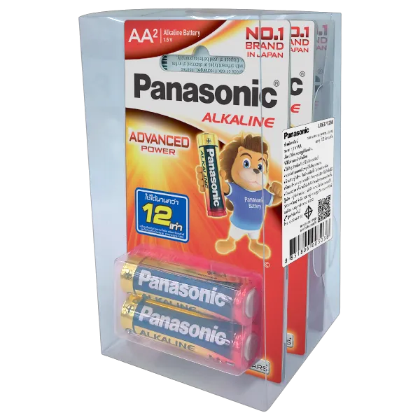 พานาโซนิค อัลคาไลน์ AA LR6T/12M แพ็ค 2 x 6