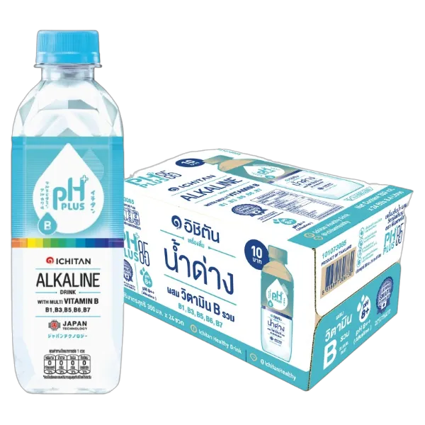 อิชิตัน พีเอช พลัส น้ำด่างผสมวิตามินบีรวม 350 มล. x 24
