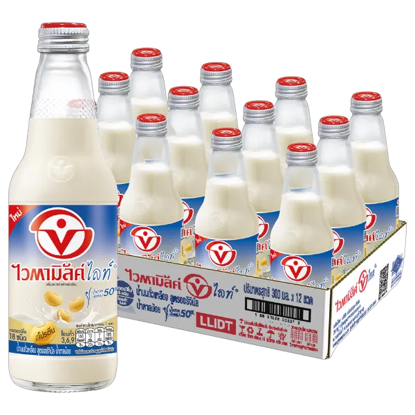 ไวตามิ้ลค์ ทูโก นมถั่วเหลือง สูตรออริจินัล น้ำตาลน้อย 300 มล. x 12