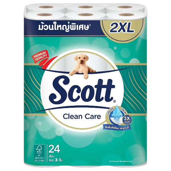 สก๊อตต์ กระดาษชำระ คลีนแคร์ 2XL x 24