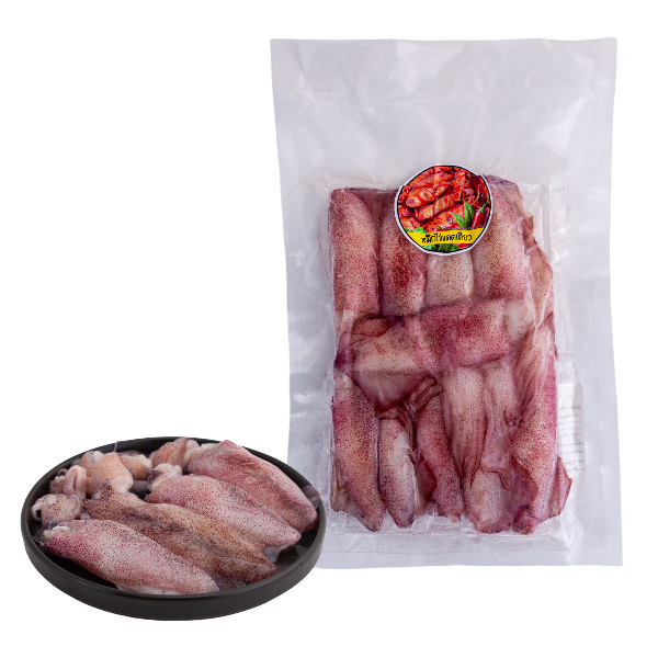 หมึกไข่แดดเดียวแช่แข็ง แพ็ค 500 ก.