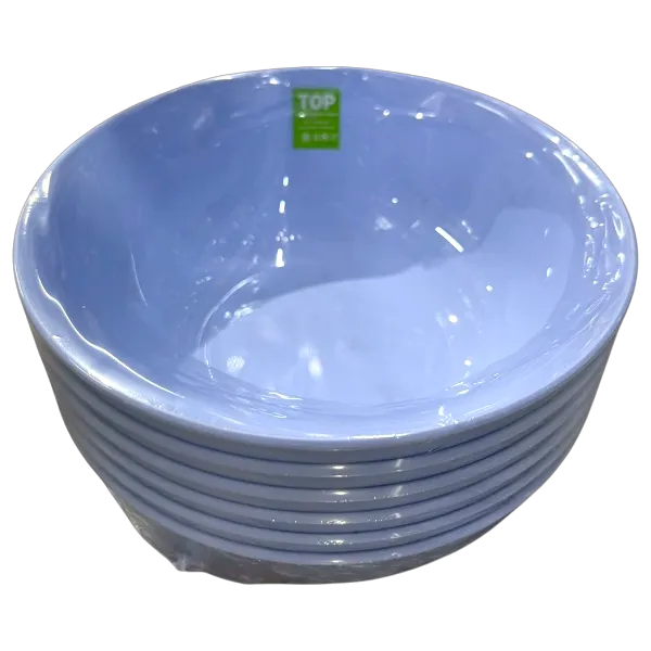 ท็อป ชามโคม ABS 7 นิ้ว เกรด A สีฟ้า รุ่น B37 x 6