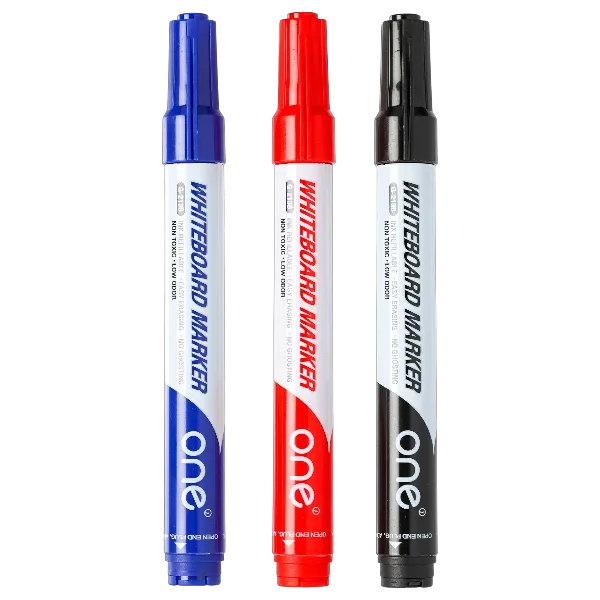 วัน ปากกาไวท์บอร์ด คละสี รุ่น G-213B-3-AS x 3