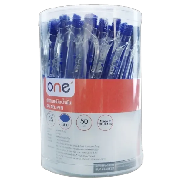 วัน ปากกาลูกลื่น 0.5 มม. น้ำเงิน รุ่น OG-34B x 50