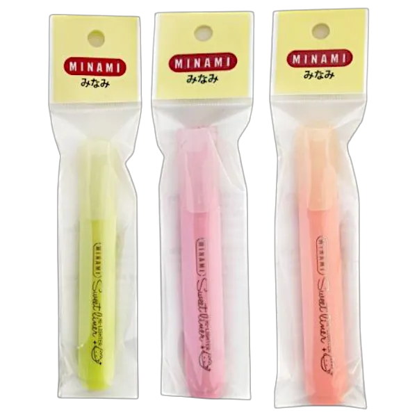 มินามิ ปากกาเน้นข้อความ คละสี รุ่น MI-445