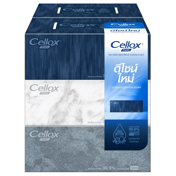 เซลล็อกซ์ เดคคอร์ กระดาษเช็ดหน้า กล่อง x 6