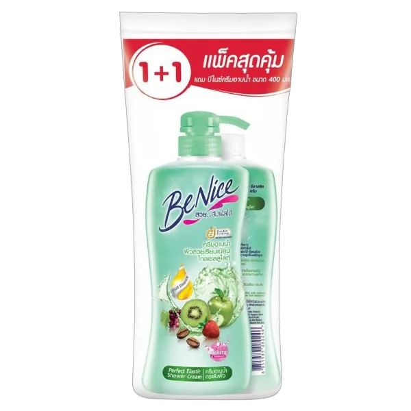 บีไนซ์ ครีมอาบน้ำ เขียว 400 มล. x 2
