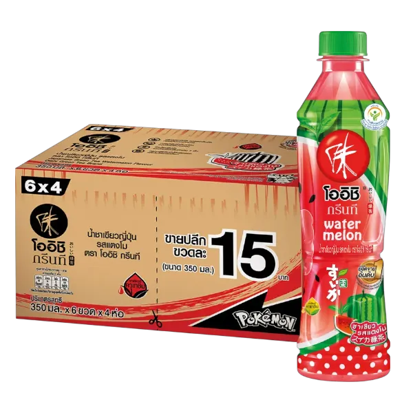 ชาเขียวพร้อมดื่ม โออิชิ รสแตงโม 370 มล. x 24