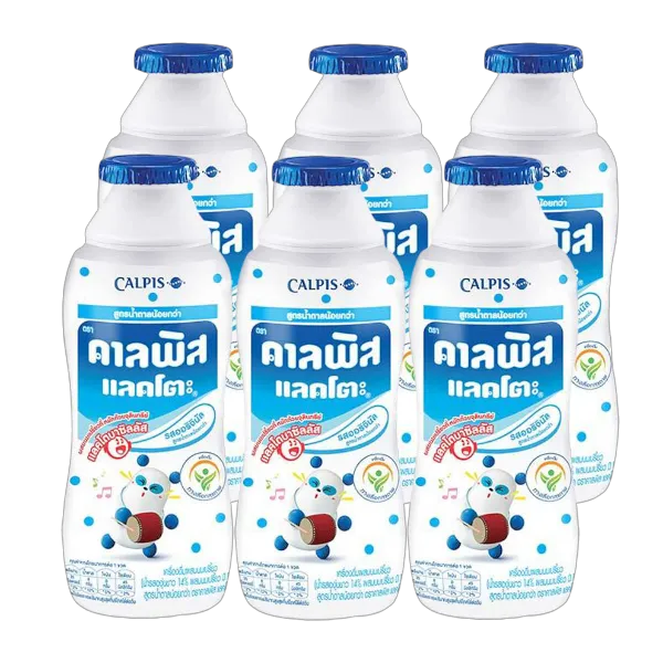 คาลพิส มินิ เครื่องดื่มผสมนมเปรี้ยว ออริจินัล 150 มล. x 6