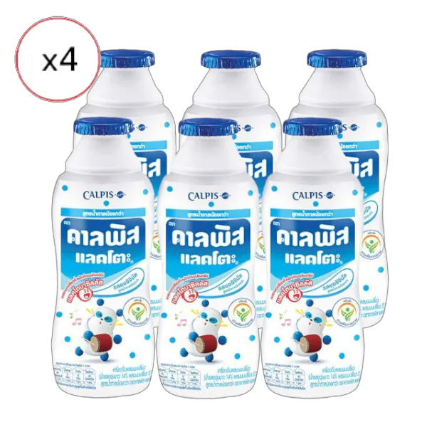 คาลพิส มินิ เครื่องดื่มผสมนมเปรี้ยว ออริจินัล 150 มล. x 24