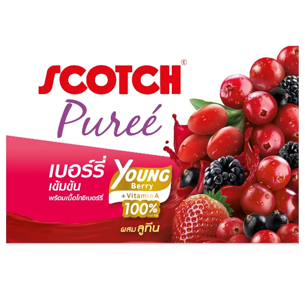 สก๊อต เพียวเร่เบอร์รี่สกัดเข้มข้น 40 มล. x 6