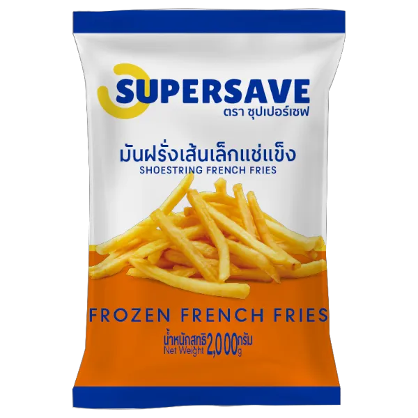 ซุปเปอร์เซฟ มันฝรั่งเส้นเล็กแช่แข็ง 7 มม. 2 กก.