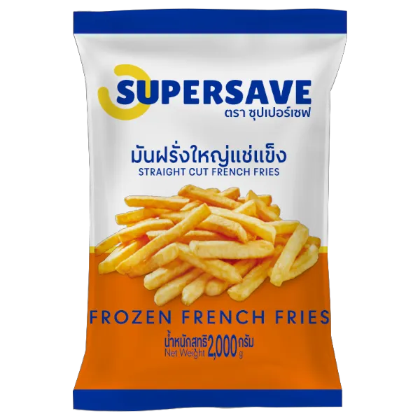 ซุปเปอร์เซฟ มันฝรั่งเส้นใหญ่แช่แข็ง 10 มม. 2 กก.