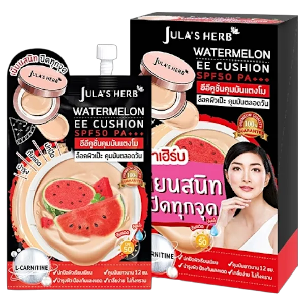 จุฬาเฮิร์บ แตงโม อีอี คูชั่น 01 แมตต์ 6 ก. x 6