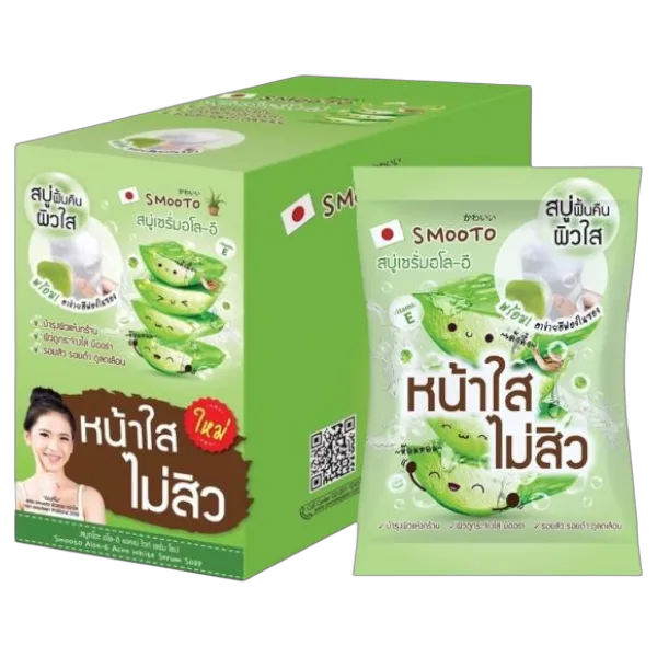 สมูทโตะ อโล-อี แอคเน่ โซป 60 ก. x 4