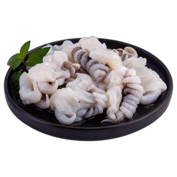 หัวหมึกกระดองเล็ก สำหรับ หมูกระทะ 40-60 ตัว/กก. 1 กก.