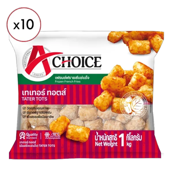เอ ชอยซ์ เทเทอร์ ทอตส์ 1 กก. x 10