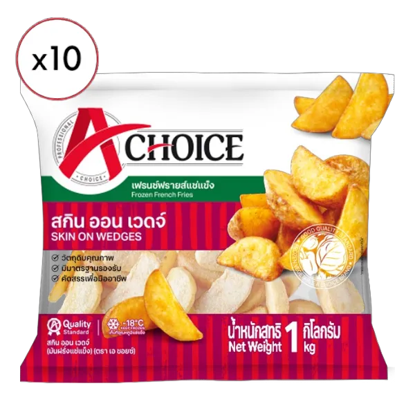 เอ ชอยซ์ สกิน ออน เวดจ์ 1 กก. x 10