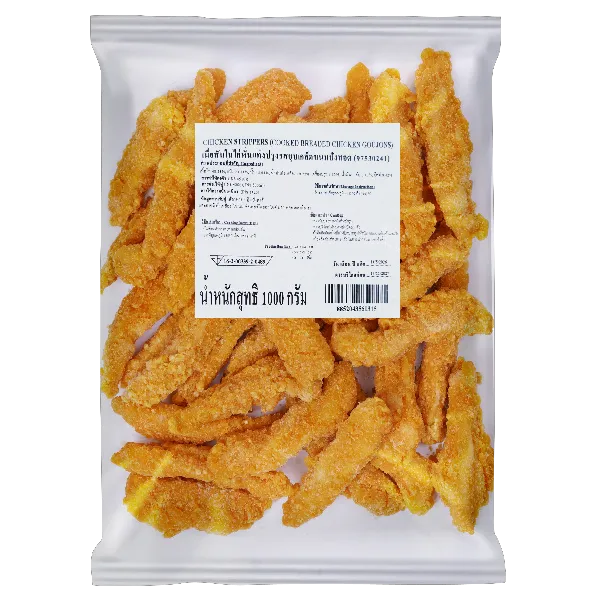 เบทาโกร เนื้อสันในไก่หั่นแท่งปรุงรสชุบเกล็ดขนมปังทอด 1 กก.