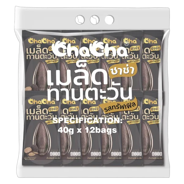 ชาช่า เมล็ดทานตะวัน รสทรัฟเฟิล 40 ก. x 12